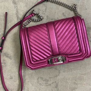 Rebecca Minkoff pink metallic bag